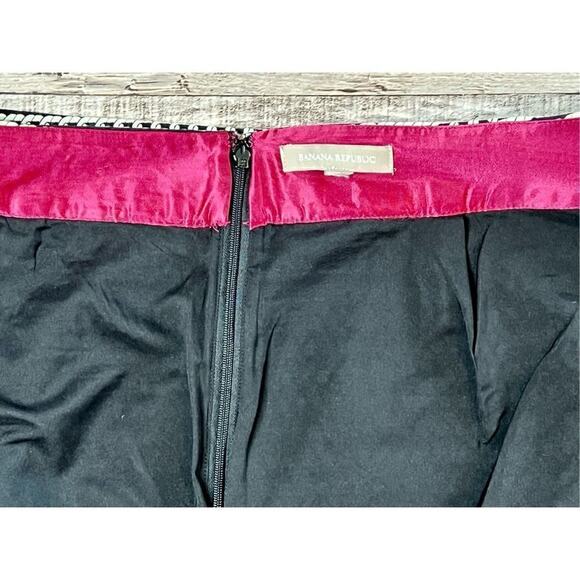 Banana Republic Multi Florence Chain Geometric Trumpet Skirt SMALL Workwear Chic - Picture 5 of 11